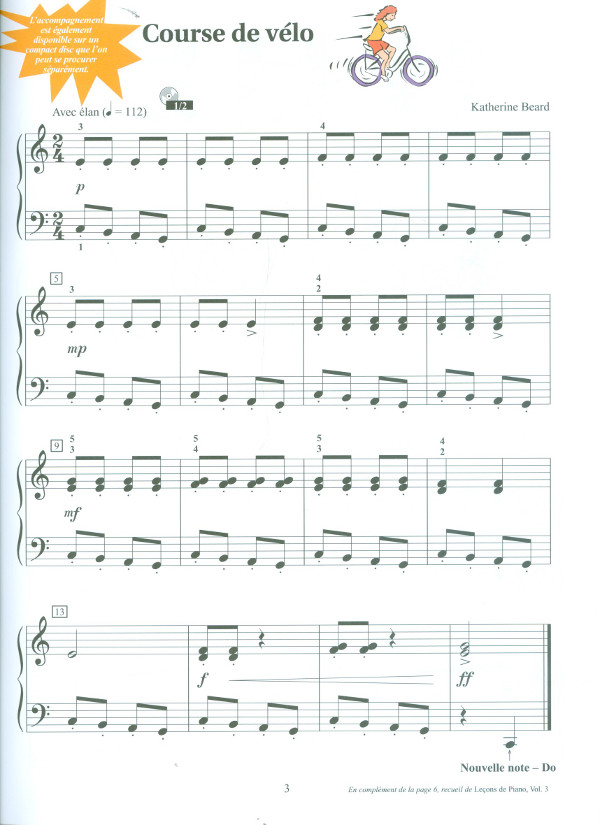 Méthode de piano Hal Leonard vol.3 - Solos (+CD)