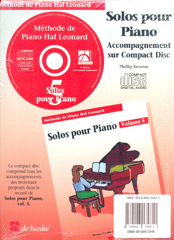 Méthode de piano Hal Leonard vol.5 - Solos (+CD)