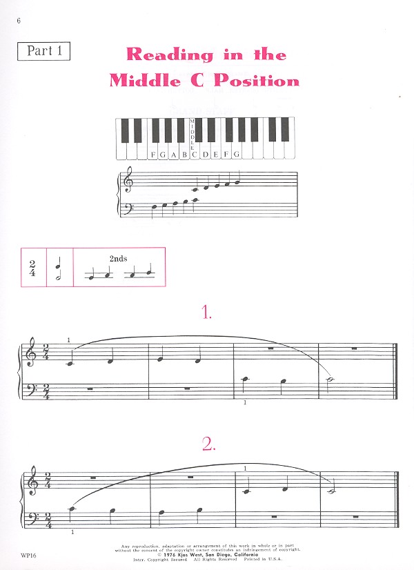 Sight Reading Level 1