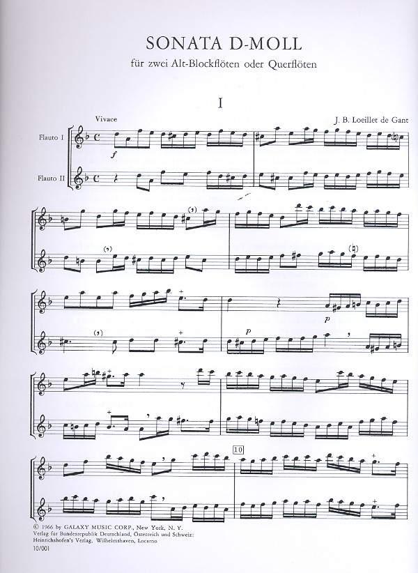 Sonate d-Moll