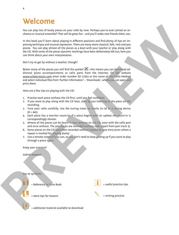 Cello Method - Lesson Book 3 (+CD)