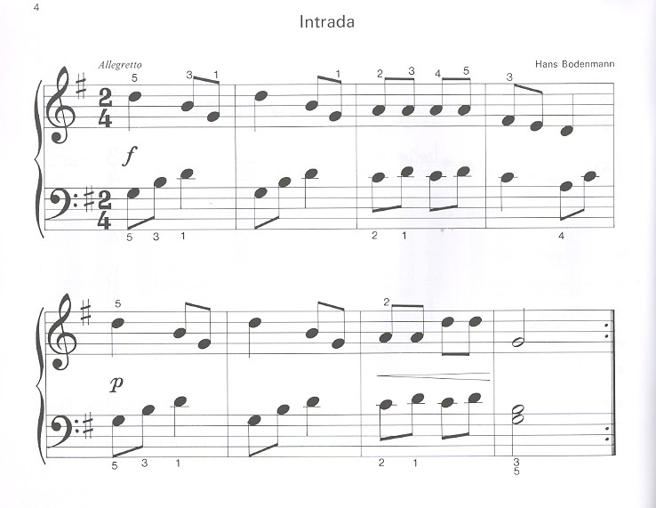 Kleine Finger am Klavier Band 4