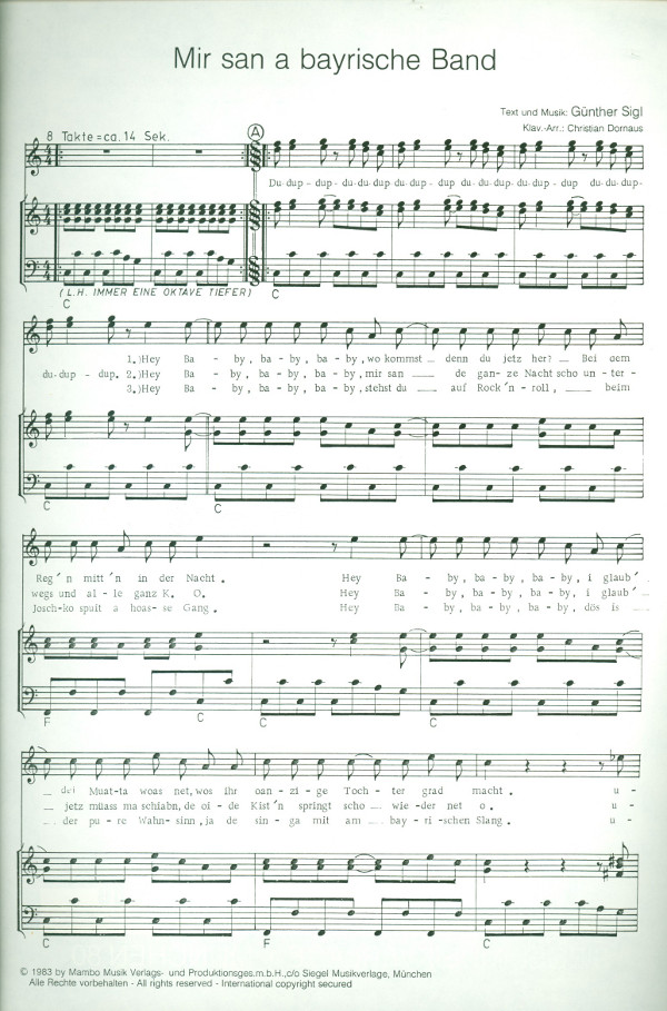 Mir san a bayrische Band: