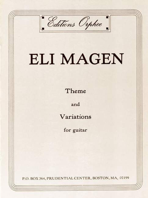 THEME AND VARIATIONS FOR GUITAR,