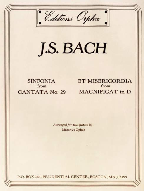 Sinfonia from Cantata no.29