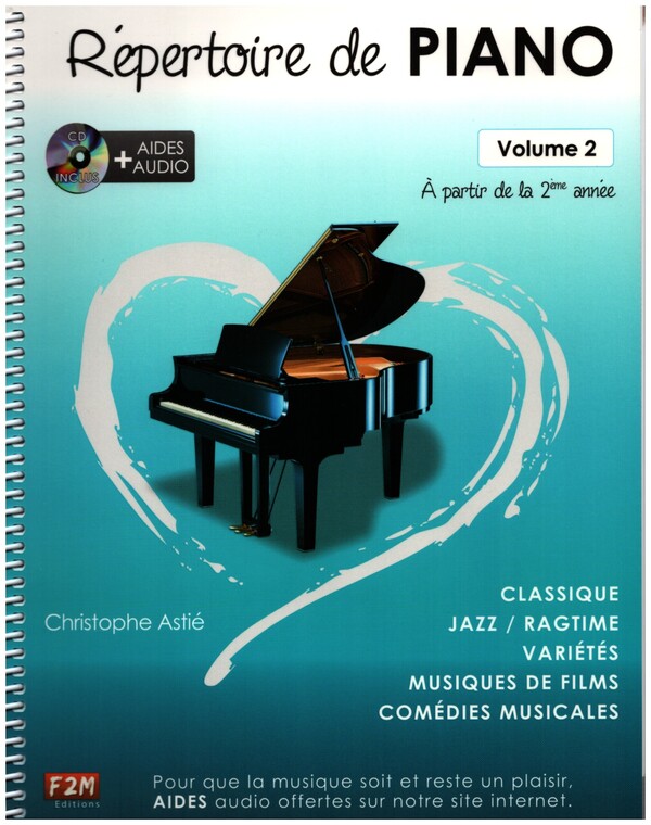 Répertoire de piano vol.2 (+CD)
