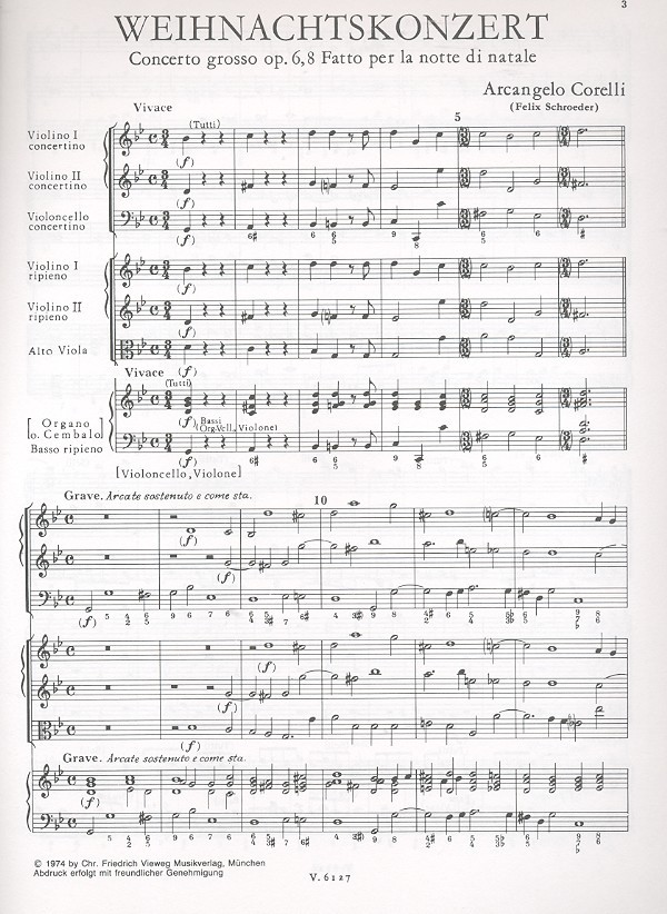 Concerto grosso g-Moll op.6,8