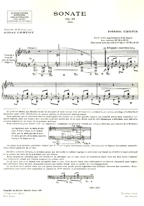 Sonate si bemol mineur op.35