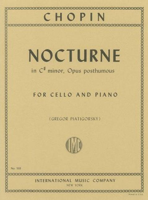 Nocturne C sharp minor op.posth.