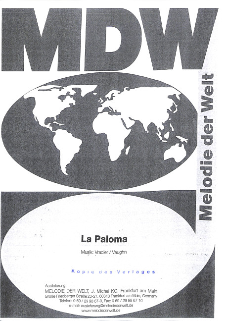 La Paloma: Einzelausgabe