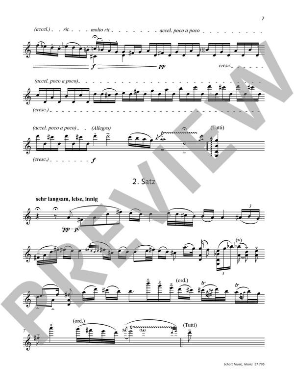 Kadenzen zum Violinkonzert G-Dur KV216 Nr.3 von Mozart