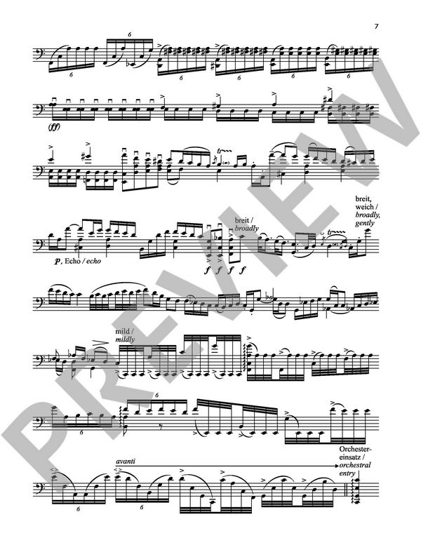 Kadenzen zum Violincellokonzert C-Dur Nr.1 Hob.VIIb:1 von Joseph Haydn