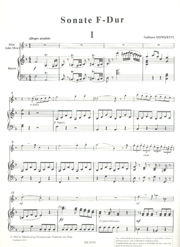 Sonate F-Dur