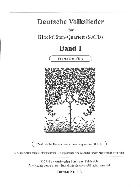 Deutsche Volkslieder Band 1
