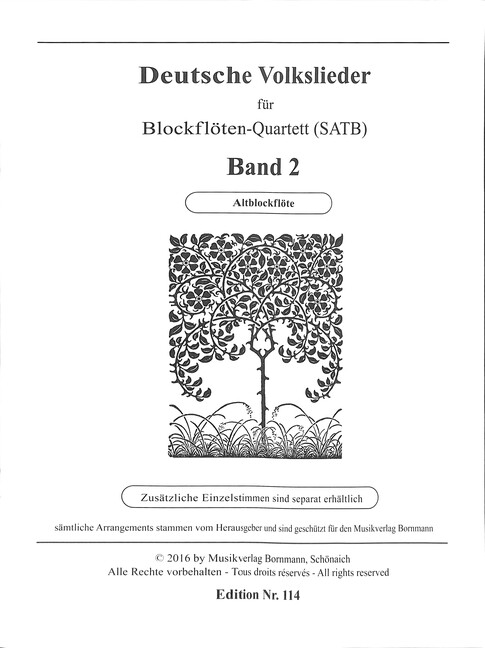 Deutsche Volkslieder Band 2