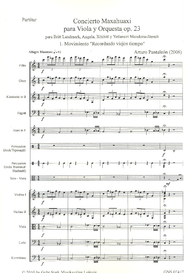 Concierto Maxahuaxi op.23