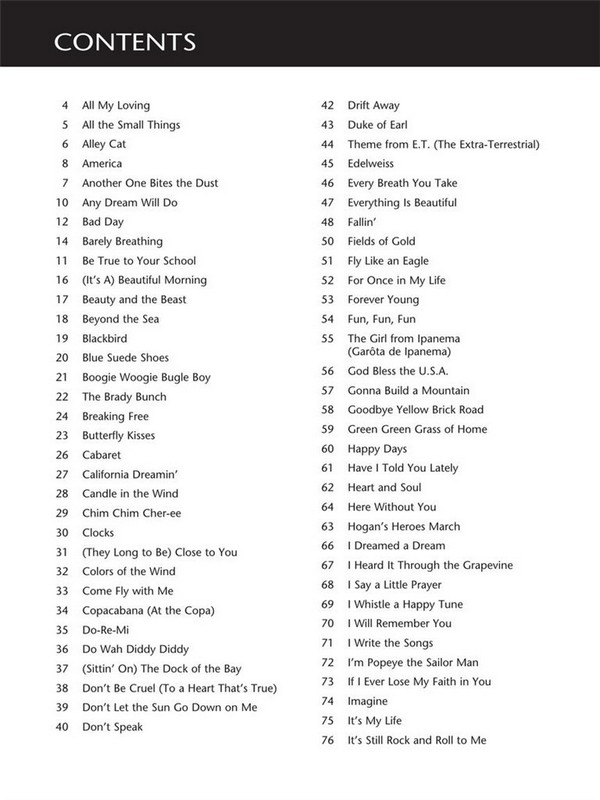 The big Book of Clarinet Songs: