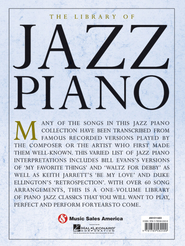 The Library of Jazz Piano: