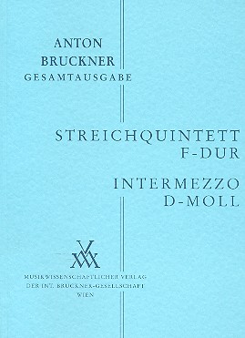 Streichquintett F-Dur und Intermezzo d-Moll