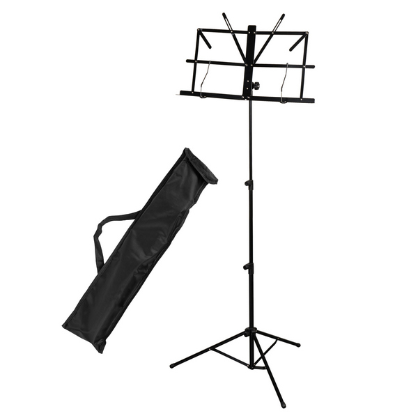 Notenständer (klappbar, schwarz, Metall)