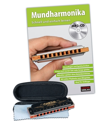 Professional Blues Harmonica-Set