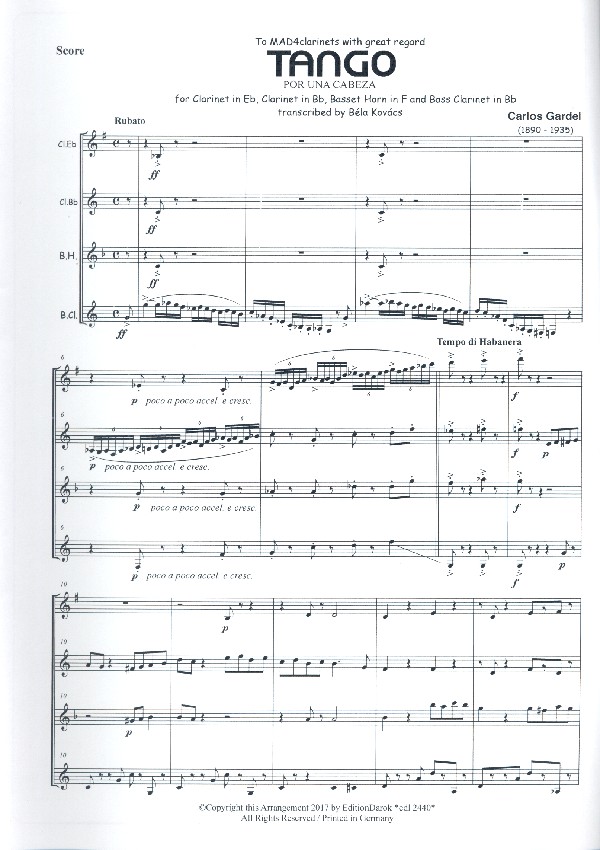 Tango por una cabeza