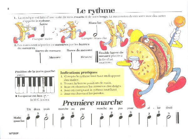 Méthode de piano Bastien - niveau préparatoire