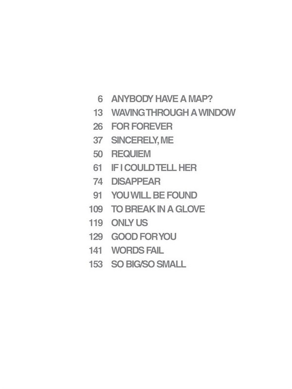 Dear Evan Hansen vocal selections