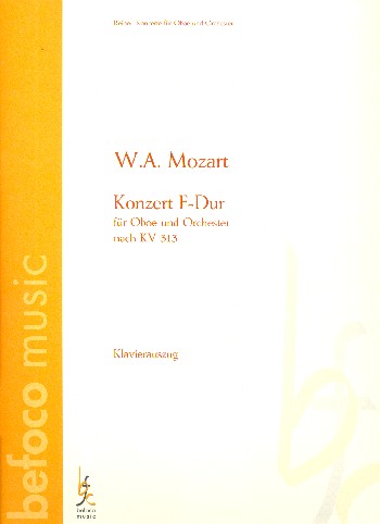 Konzert nach KV313 F-Dur