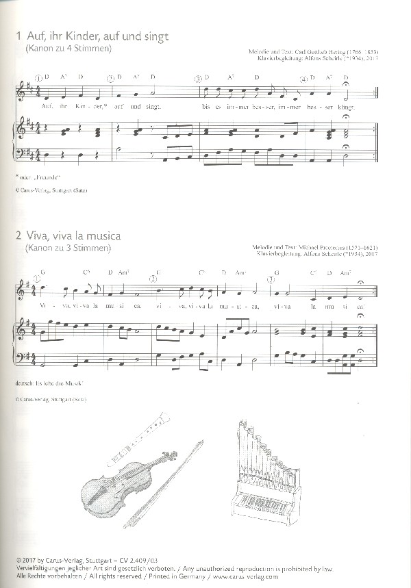 Die schönsten Lieder