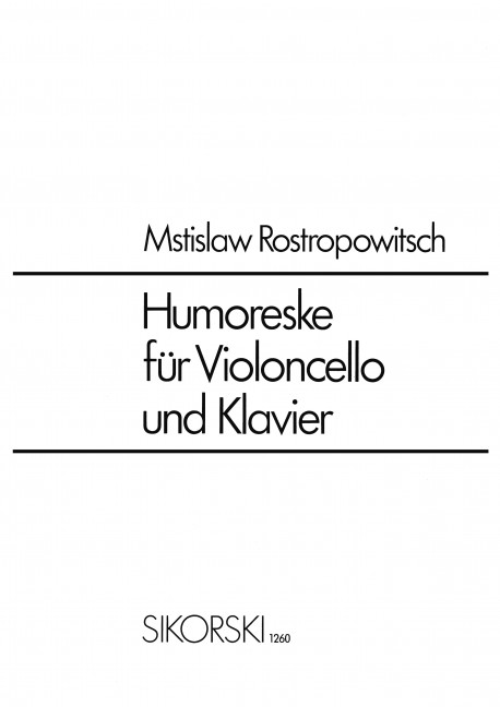 Humoreske op.5