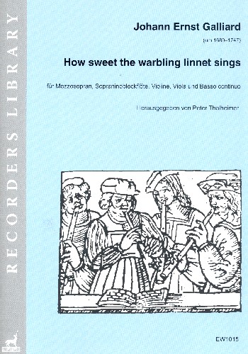 How sweet the warbling Linnet sings