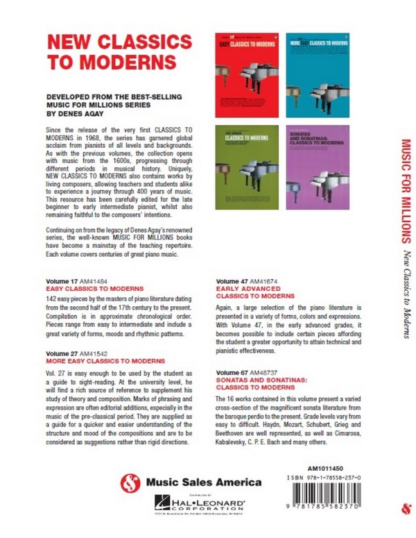 New Classics to Moderns