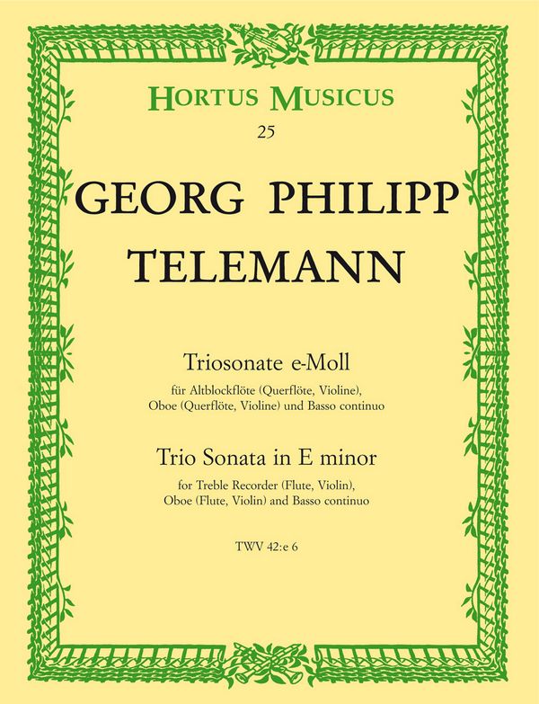 Triosonate e-Moll 