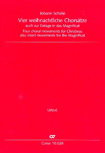 4 weihnachtliche Chorsätze (auch zur Einlage in das Magnificat)