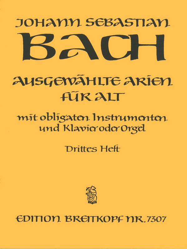 Ausgewählte Arien Band 3