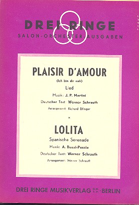 Plaisir d'amour  und  Lolita: