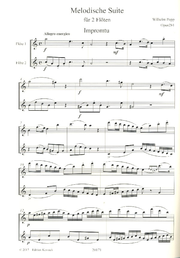 Melodische Suite op.281