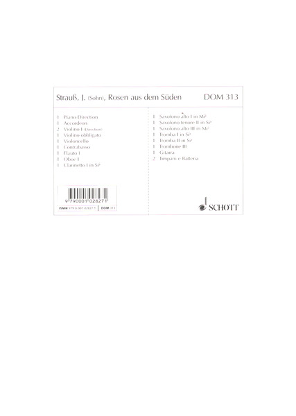 Rosen aus dem Süden op.388