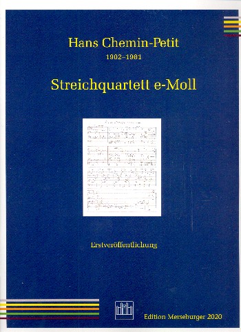 Streichquartett e-Moll