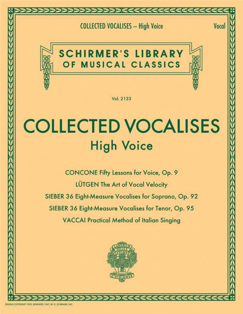 Collected Vocalises