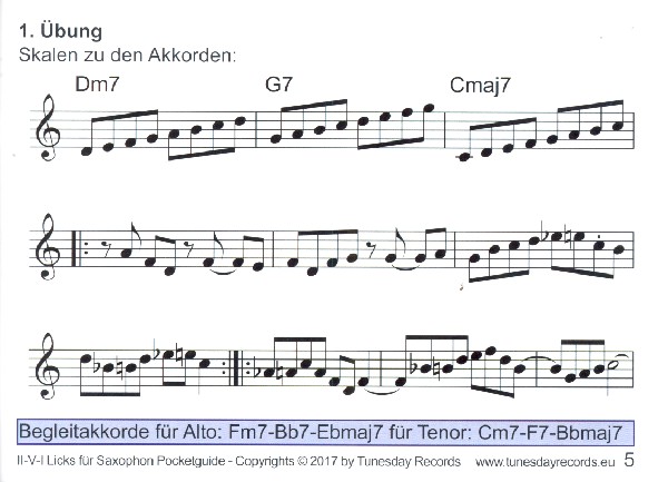 Pocketguide II-IV-I Licks (+MP3-Download)