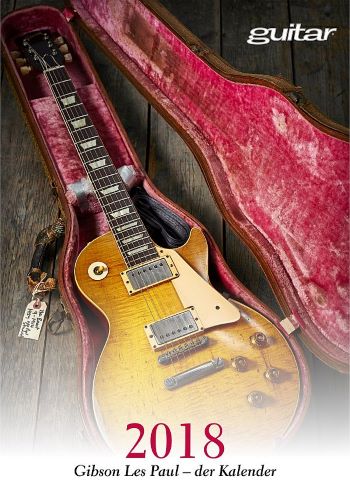 Guitar Gibson Les Paul Kalender 2018