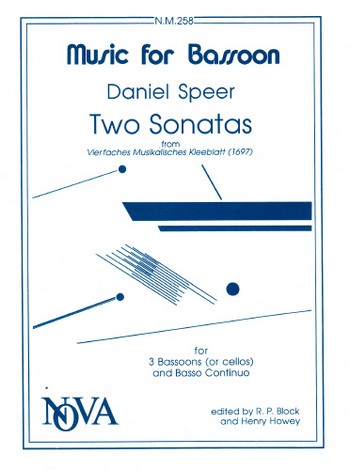 2 Sonatas for 3 bassoons (celli)
