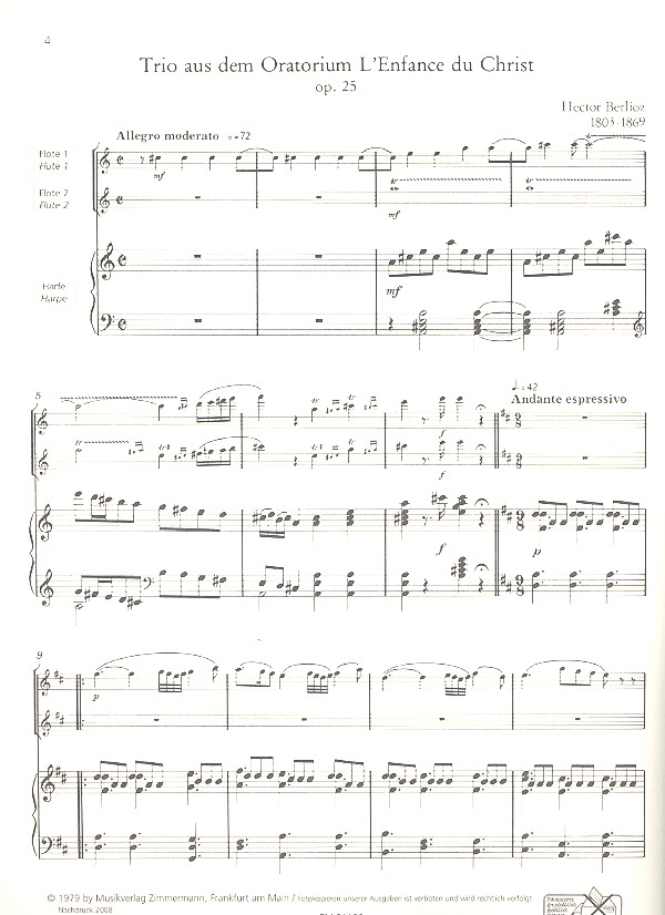 Trio aus 'L'enfance du christ' op.25