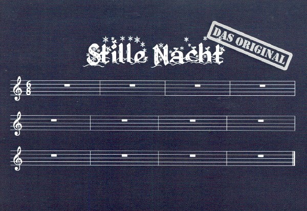 Postkarte Stille Nacht - Das Original
