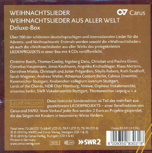 Weihnachtslieder aus aller Welt - Deluxe-Box