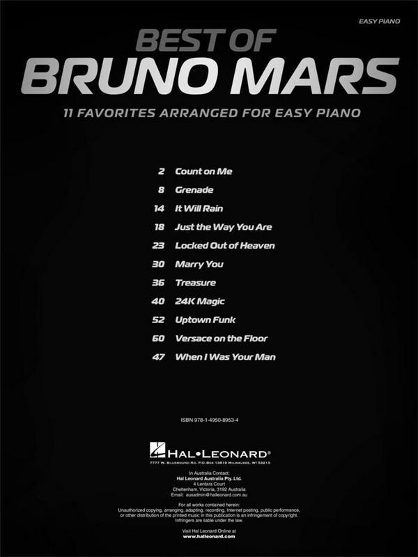 Best of Bruno Mars: