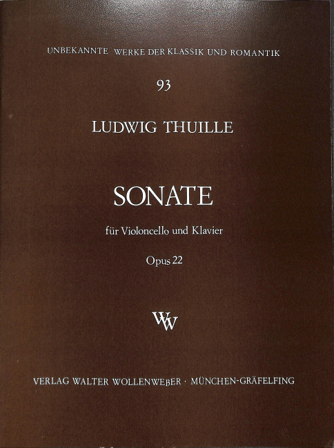 Sonate op.22 für Violoncello