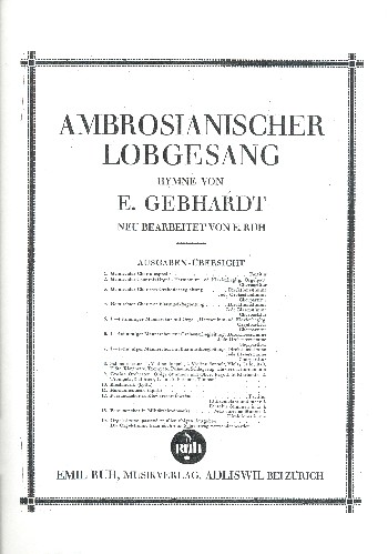 Ambrosianischer Lobgesang